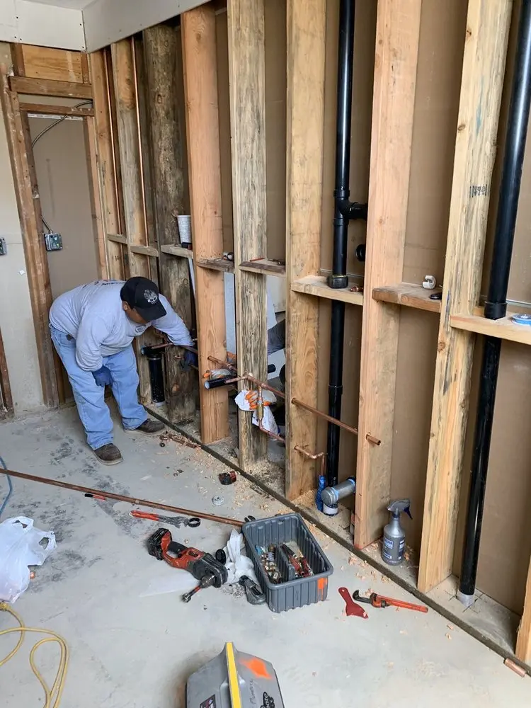 Commercial rough-in plumbing for Gas Line Repair in East Cocalico